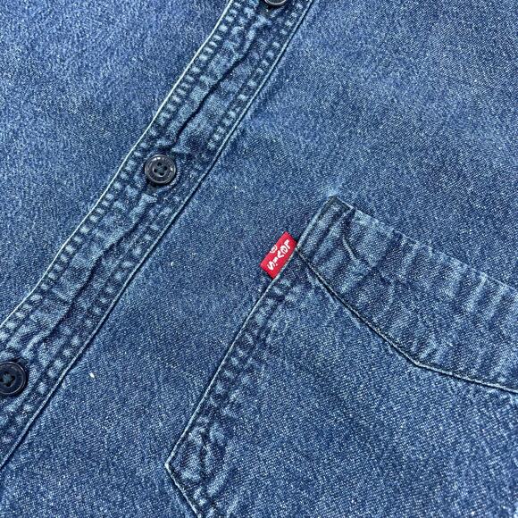 Levi's Blue Button Down Shirt - Picture 4 of 9